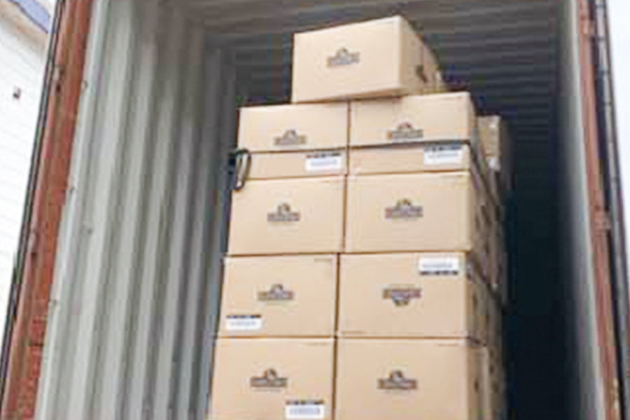 Container laden