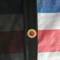 Schwarze Mesh -Tarps